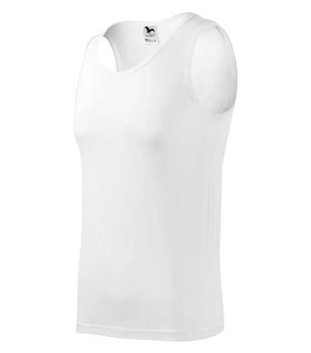 Malfini muška majica bez rukava 160g/m2, bijela
