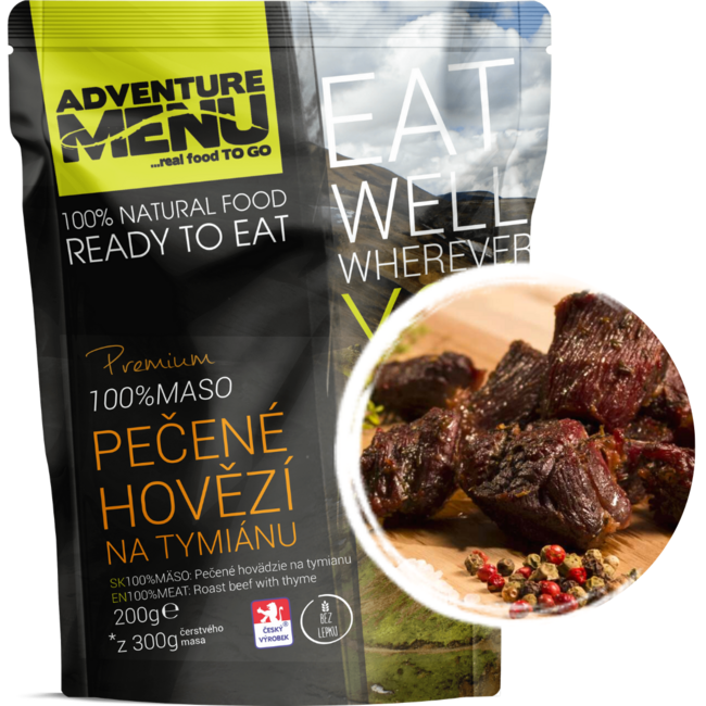 Adventure Menu Pečeno goveđe na timijanu, 200g