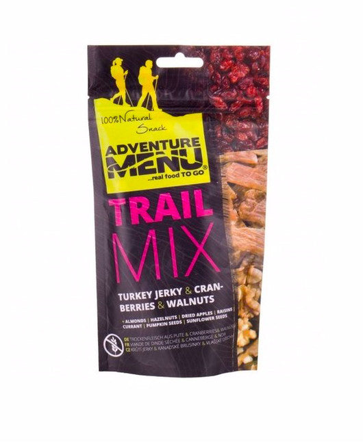 Adventure Menu Trail Mix Cranberry Turkey jerky Walnuts 100g 100 g g/m², Wallnuts