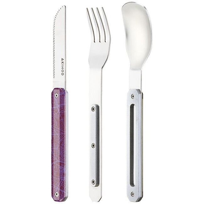 Akinod A01M00014 set pribora 12h34, downtown violet