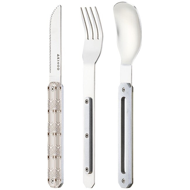 Akinod A01M00023 set pribora Art déco, 12h34