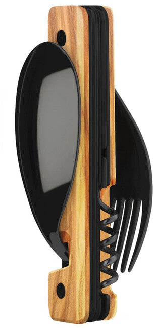Akinod A02B00001 multifunkcionalni set 13h25, black mirror finish, olive wood
