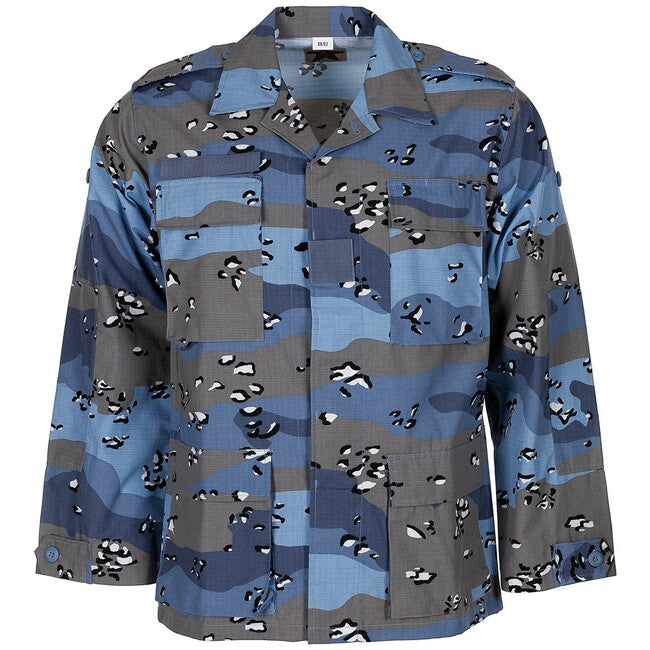 MFH BDU američka poljska jakna Rip stop, chocolate chip blue camo
