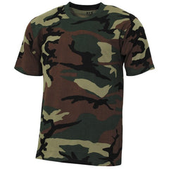 MFH Američka majica Streetstyle s kratkim rukavom, woodland