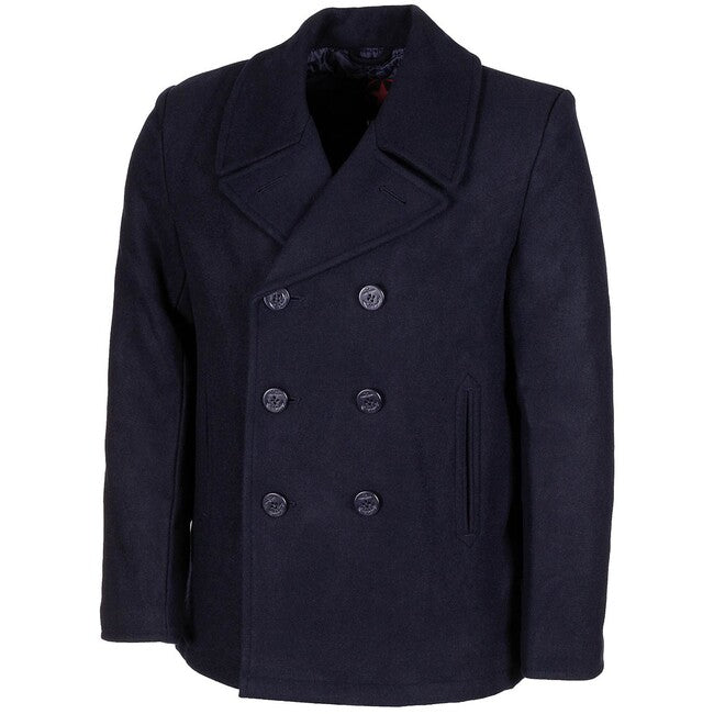 MFH US Peacoat kaput s gumbima, plavi