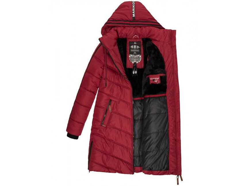 Marikoo ARMASA ženska zimska jakna, Dark red