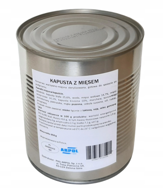 Arpol vojna konzerva kupus s mesom, 850g