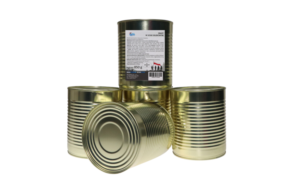 Arpol Vojna konzerva zavitci u umaku od celera, 850g