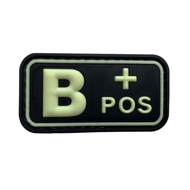 WARAGOD B POS našivak PVC Glow in the Dark Patch