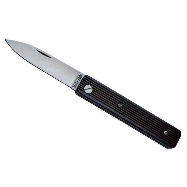 Baladeo ECO330 Papagayo džepni nož, oštrica 7,5 cm, čelik 420, ručka TPE, crna