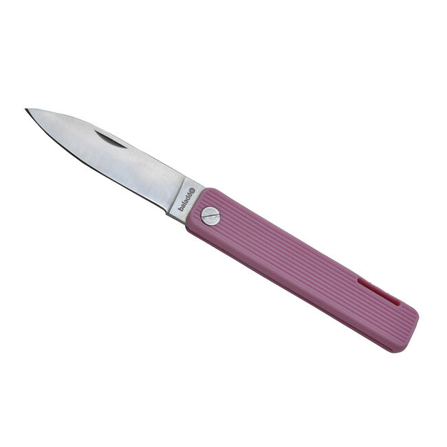 Baladeo ECO354 Papagayo džepni nož 7,5 cm, oštrica čelik 420, ručka TPE, ružičasta