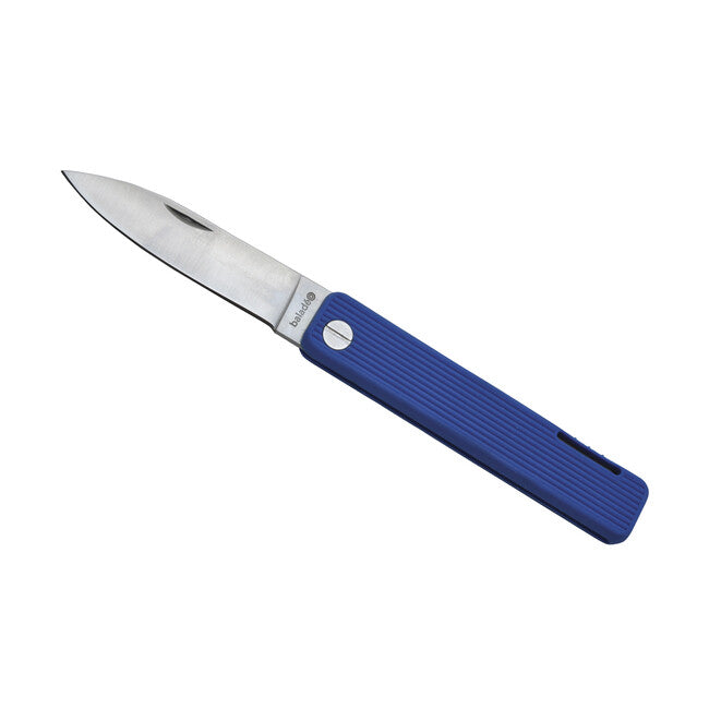 Baladeo ECO357 Papagayo džepni nož, oštrica 7,5 cm, čelik 420, ručka TPE, ultramarinska
