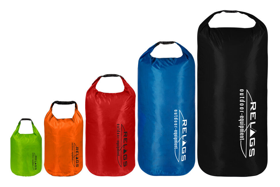 BasicNature 210T lagani vodootporni ruksak 2 l, svjetlozelen
