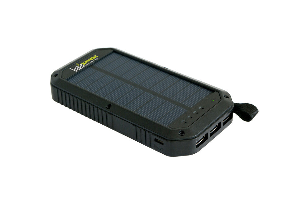 BasicNature powerbank 8K sa solarnim punjenjem i LED svjetiljkom, 8