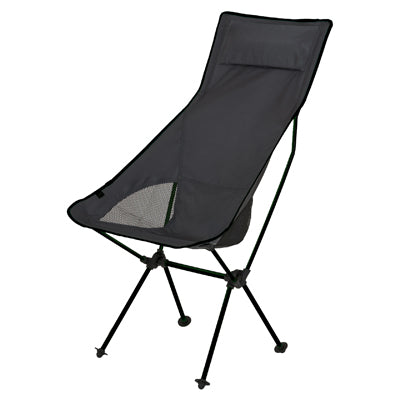 BasicNature Ultralight High Rest putna stolica, crna