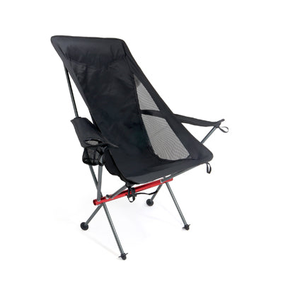 BasicNature Ultralight Relax putna stolica, crna