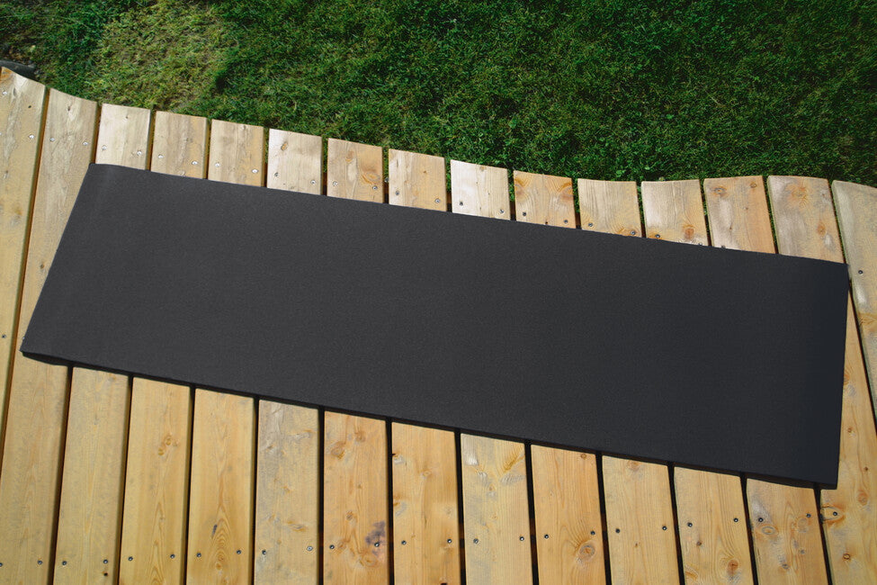 BasicNature ECO podloga za spavanje velika, crna 200 x 55 x 1 cm
