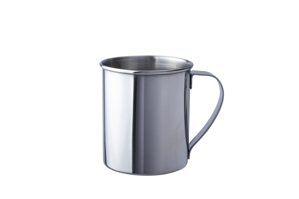 BasicNature šalica od nehrđajućeg čelika, polirana, 0,3 l