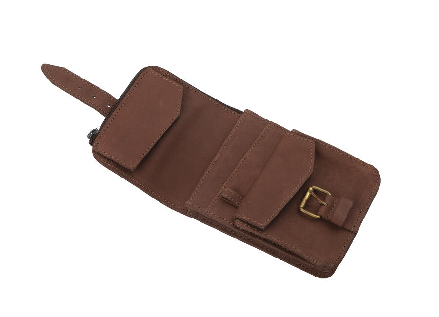 BasicNature Safe kožna pojasna torbica
