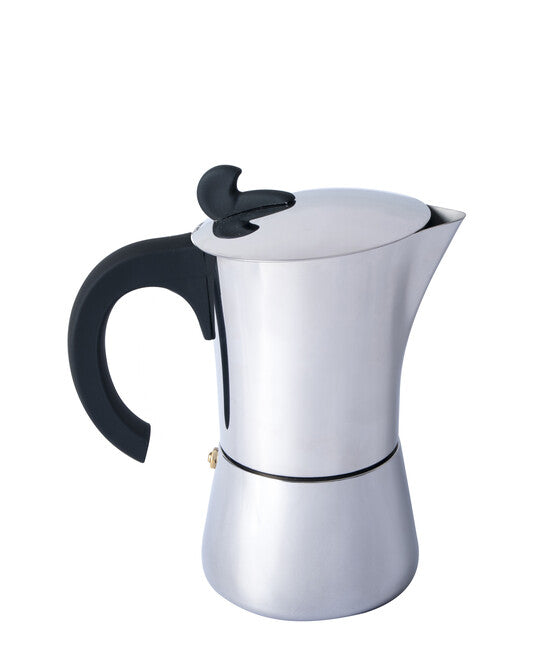 BasicNature Espresso moka lonac za 4 šalice Stainless Steel
