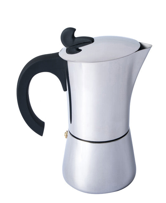 BasicNature Stainless Steel espresso moka lonac za 6 šalica