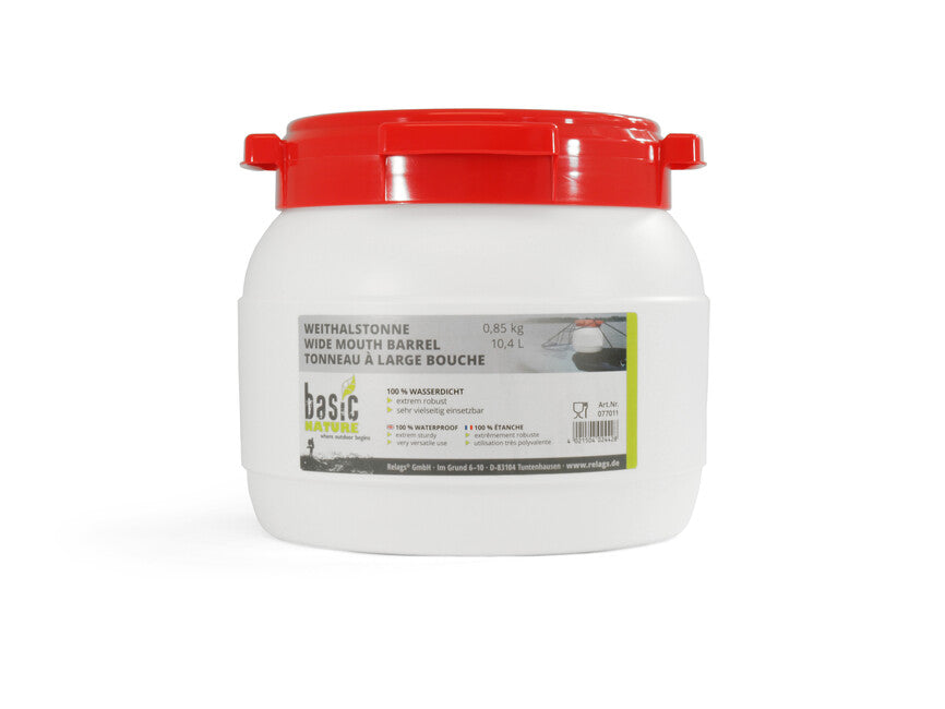BasicNature Posuda sa širokim vratom, bijela, 10,4 l