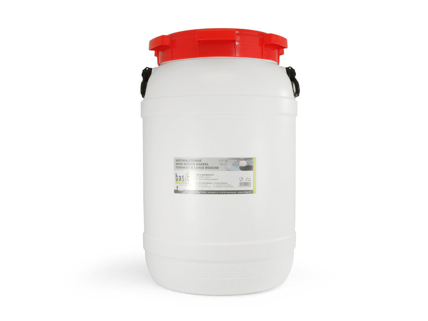 BasicNature Posuda bijela sa širokim vratom, 68,5 l