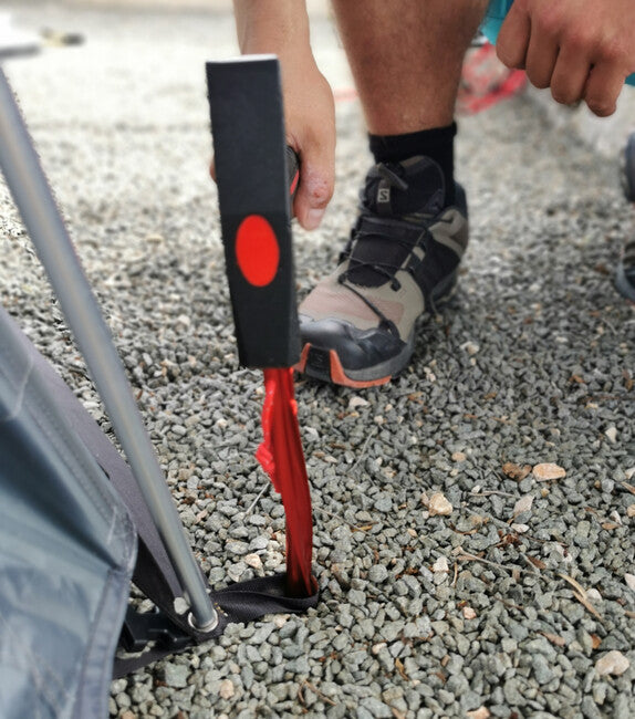 BasicNature T-Stake šatorski klin crveni, 25 cm, 4 kom
