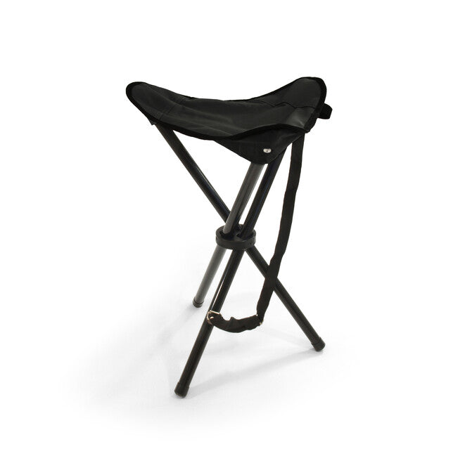 BasicNature Travelchair tronožac čelični, crni