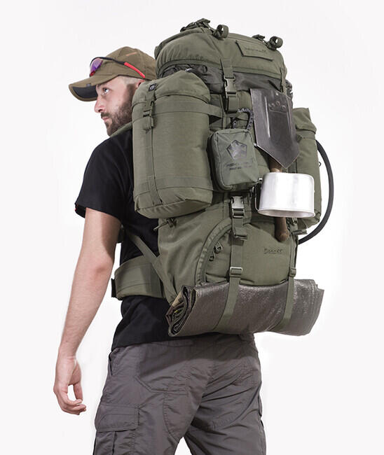 Pentagon Deos 65L ruksak, crni