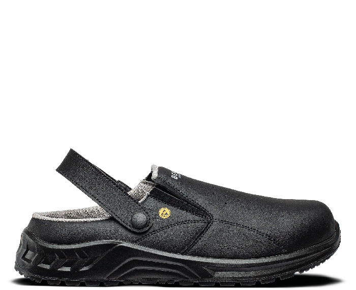 BENNON radne sandale BLACK OB ESD, crne