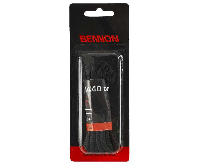 BENNON Laces Black Box vezice za cipele 140 cm