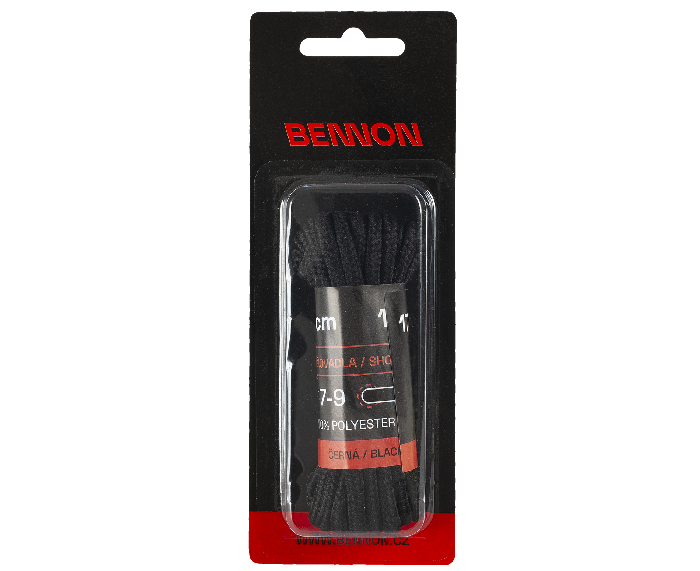 BENNON Laces Black Box vezice za cipele 170 cm