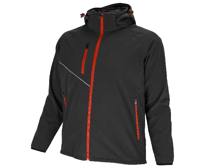 BENNON FORCE softshell jakna, crna/crvena