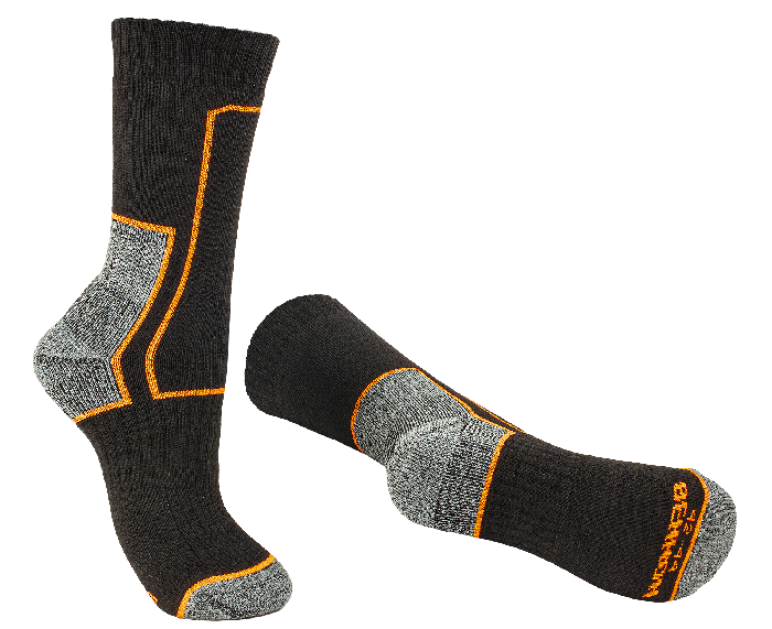 BENNON TREK Sock treking čarape, crne/narančaste
