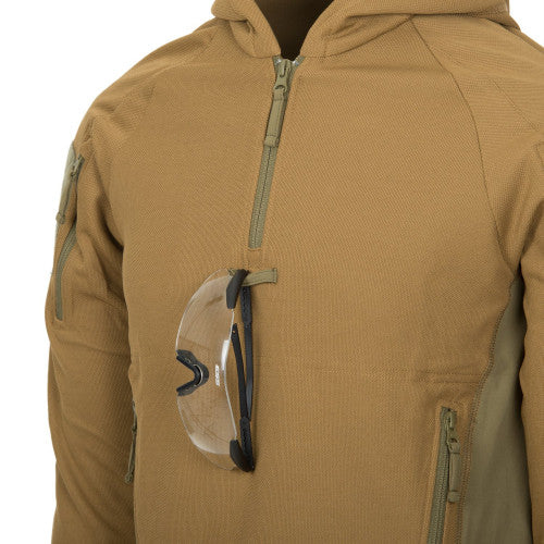 Helikon-Tex Range Hoodie pulover s kapuljačom TopCool, Coyote/adaptive green