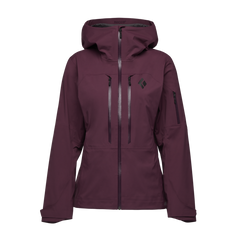 Black Diamond Recon Lt Stretch Shell skijaška jakna ženska, blackberry