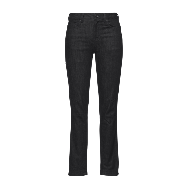 Black Diamond Mission Wool Denim ženske traper hlače, dark gray