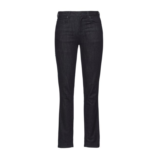 Black Diamond Mission Wool Denim ženske traper hlače, dark indigo rinse