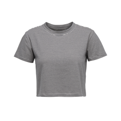 Black Diamond BD Stripe ženska majica s kratkim rukavom, off white-charcoal