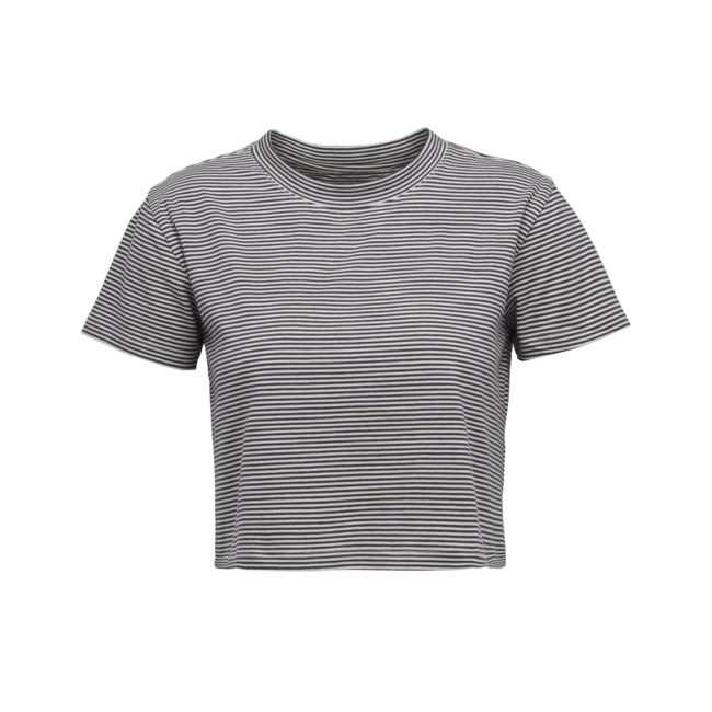 Black Diamond BD Stripe ženska majica s kratkim rukavom, off white-charcoal