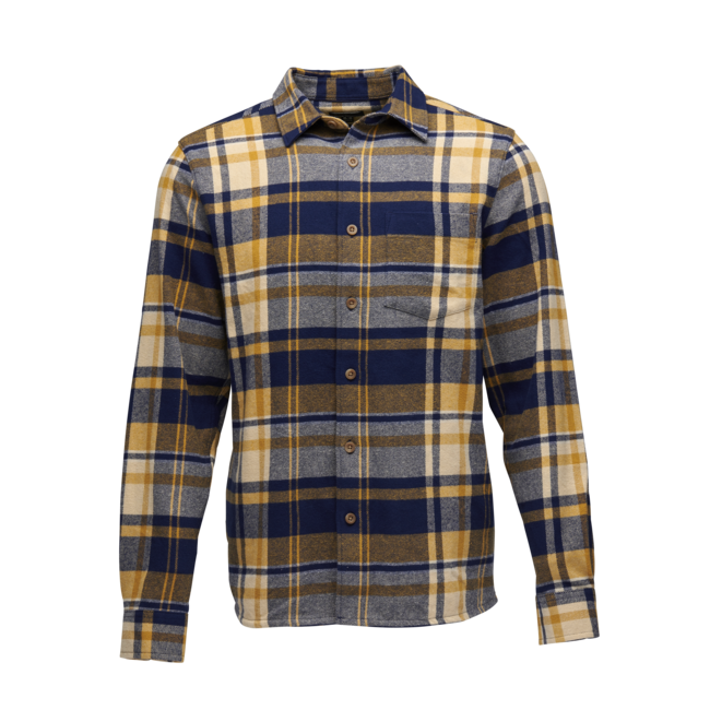 Black Diamond Project Flannel flanelska košulja muška, indigo-gold plaid