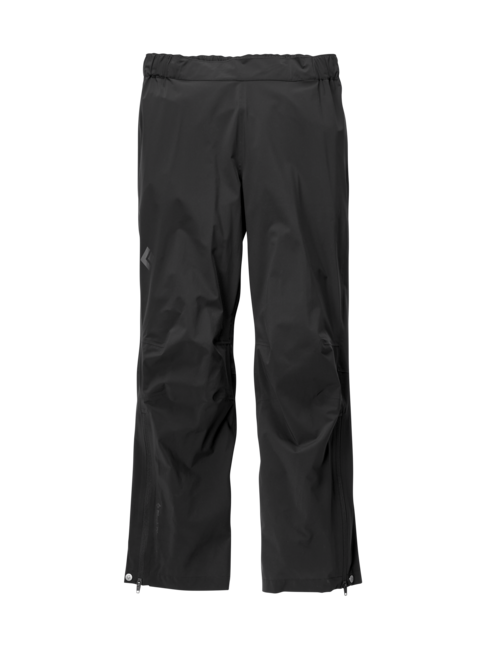 Black Diamond Stormline Stretch nepromočive muške hlače, crne