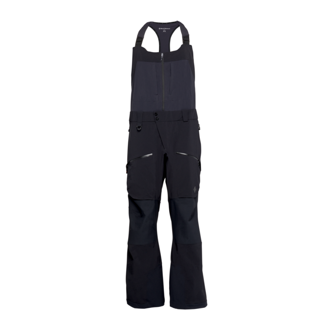 Black Diamond Recon Stretch Pro Bibs muške hlače s naramenicama, crne