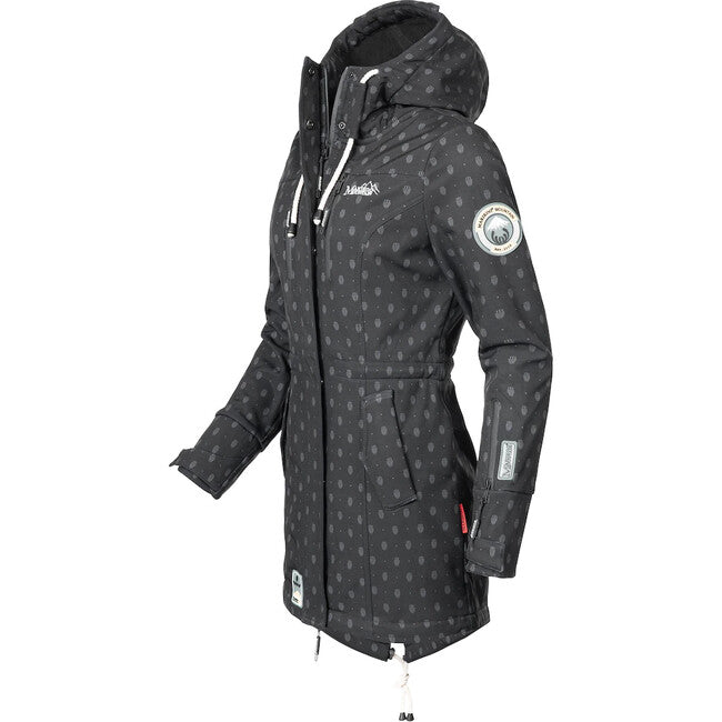 Marikoo ZIMTZICKE P softshell jakna s kapuljačom ženska zimska