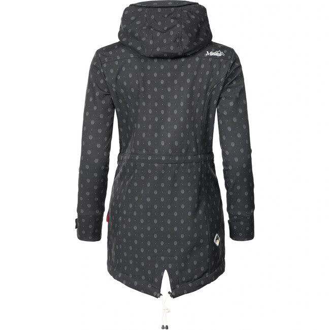 Marikoo ZIMTZICKE P softshell jakna s kapuljačom ženska zimska