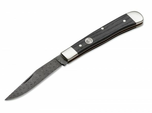 BÖKER® Trapper Classic džepni nož damast, Bog hrast, 8,3 cm