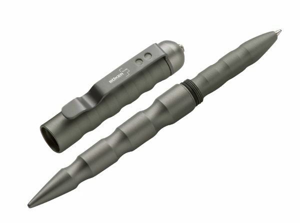 Böker Plus Gray taktička olovka, 18,3 cm, siva
