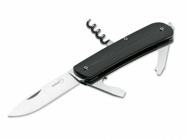 BÖKER® Tech Tool City 2 džepni multifunkcionalni nož 7,1 cm, crni, G10