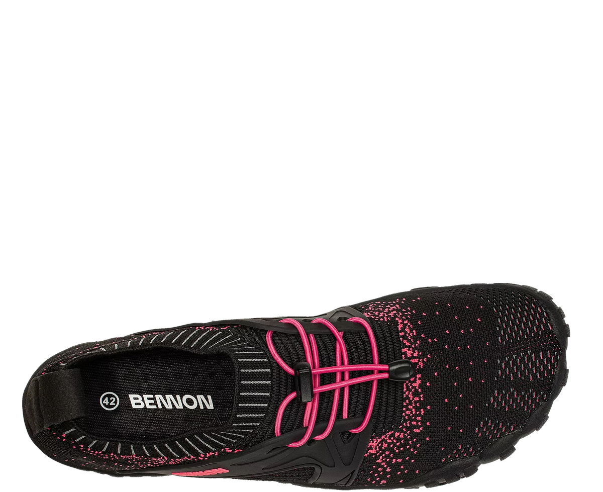 BENNON BOSKY barefoot cipele, crne/ružičaste